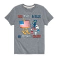 thumbnail image 2 of Pete The Cat - Red White And Blue Favorite - Toddler Short Sleeve Graphic T-Shirt, 2 of 6