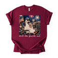 thumbnail image 3 of Chill The Fourth Out Funny T-Shirt, Patriotic Duck 4th of July Tee, USA Independence Day Shirt Unisex, 3 of 8