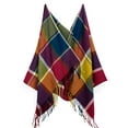 thumbnail image 2 of Fashion Women's Scarf Lightweight Long Plaid Tartan Scarfs Lady Pashmina Winder Wraps Shawl Stole Soft Warm Scarves For Women, 2 of 3