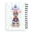 thumbnail image 2 of Happy 4th of July Patriotic Yorkshire Terrier Marching Band Uniform Balloons Fireworks Spiral Bound Journal Yorkie Dog Lover Gifts 5x7in Spiral Notebook - 13009, 2 of 5