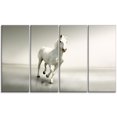 thumbnail image 2 of Beau Cheval Blanc Courant - Impression sur Toile Animal, 2 of 3