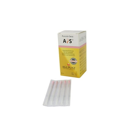 APS Dry Needling Needle, 0.30 x 50mm, Pink Tip, 100/Box