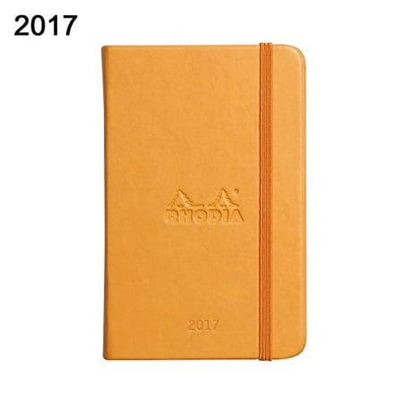 rhodia 2017 pocket size weekly with notes 4 x 6 planner orange
