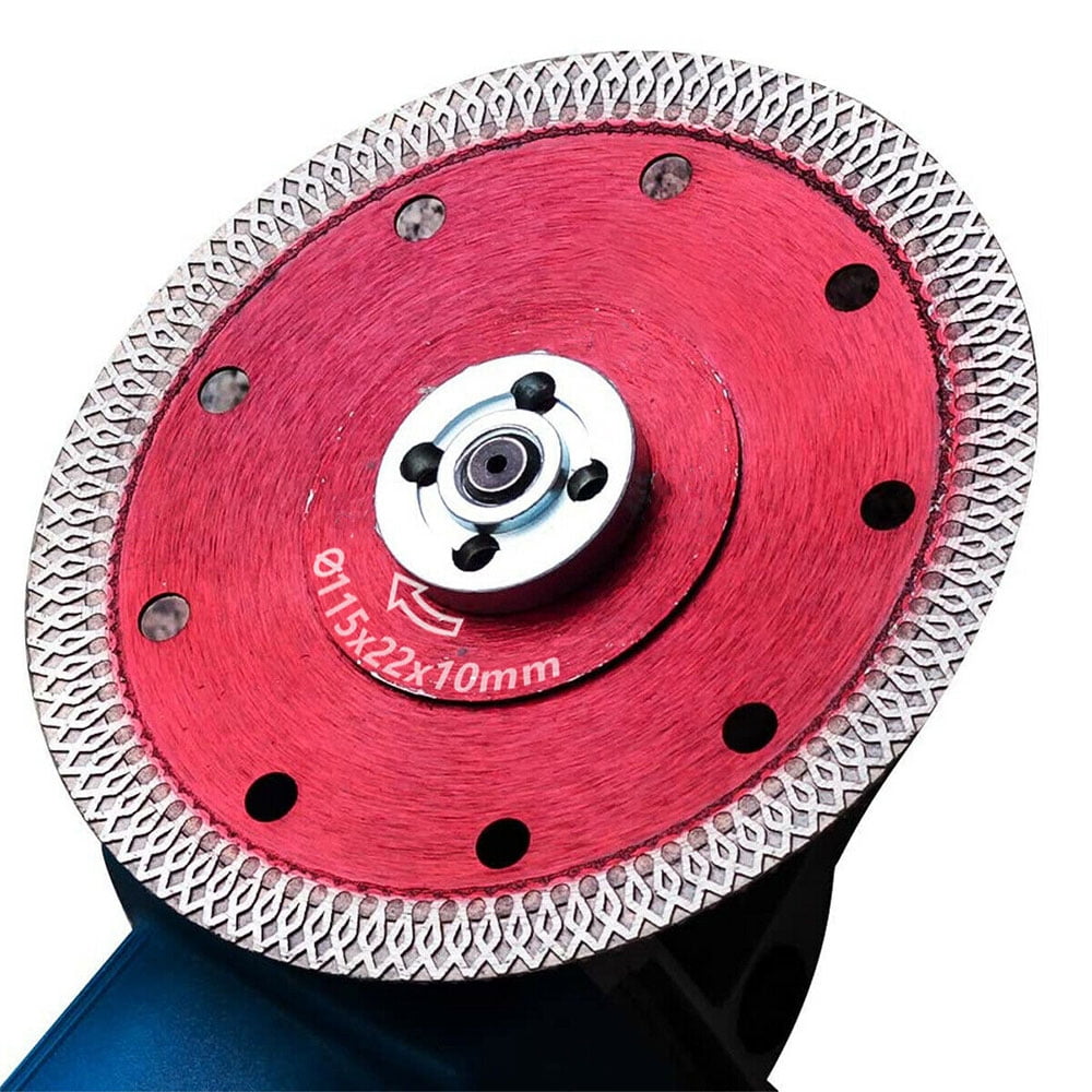 Lame diamant 125mm Fine Wet and Dry Cutting, Diamond Cutting Disc  Professional Circular Saw Blade pour carrelage granit céramique marbre  (125mm rouge)