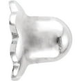 thumbnail image 3 of Single Earring Back Replacement | 14K Solid White Gold | Threaded Safety Back for Baby Toddler Earrings | Post Size .028" | 1 Piece | Everyday Elegance, 3 of 7