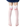 thumbnail image 2 of QISIWOLE Children's Socks Cotton Polka Dot Animal Cute Stitching Over The Knee High Socks Fashion All-Match summer savings, 2 of 5
