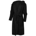thumbnail image 6 of ZSQDM Nightgowns for Women, Women Winter Plush Lengthened Shawl Bathrobe Home Clothes Long Sleeved Robe Coat Black L, 6 of 6