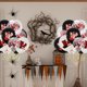 thumbnail image 1 of Globos de Terror de Muñecos, Juego de 15 Piezas de Aluminio, Autosellantes, Fáciles de Inflar, Adornos Colgantes de Cinta, Decoración para Fiesta de Halloween, Temática de Fantasmas Espeluznantes, De, 1 of 5