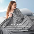 thumbnail image 3 of TYGHBN Summer Blanket Blankets for Hot Sleepers 2025 Upgrade The Ice Blanket Double Cold Effect Blankets Cooler Fiber for Bed Couch Sofa Hiking Towel Small 1888 Bath Towels Large Beach Towels for, 3 of 5