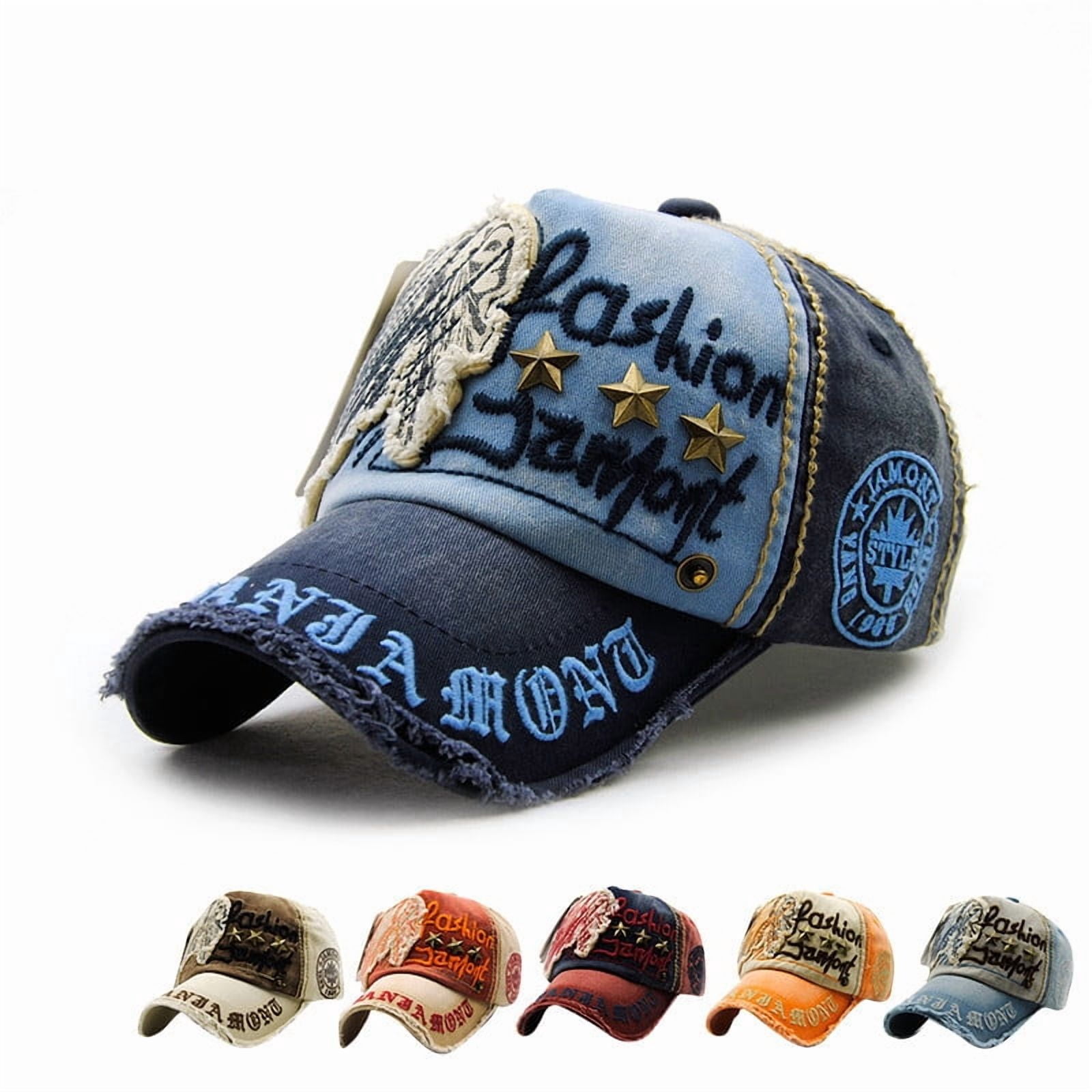 Chanana Vintage Fashion Letter Embroidery Baseball Cap  display picture 1
