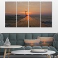 thumbnail image 1 of Large Pier at Koh Rong Island - Modern Beach Canvas Art Print, 1 of 3