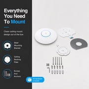 Ubiquiti UniFi U6 plus U6-plus Wireless Access Point, WiFi 6, PoE, Gigabit Ethernet