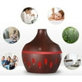 thumbnail image 5 of PureCasa Household Aroma Diffusers with Colorful Lights, 300ml Wood Grain Smart Mini USB Desktop Aromatherapy Oil Diffuser, Quiet Portable Humidifiers for Bedroom, 1PC, Brown, 4.3"x4"x4", 5 of 9