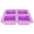 thumbnail image 4 of Oubit Tree Shape Mold,4Gird Purple Silicone HandMade Soap Mold Cake Mold True Excellence, 4 of 9