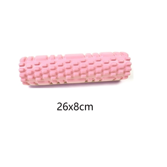 EVA Foam Massage Roller Blue Yoga Column 12 Inch Fitness Roller for Exercise Pilates Gym Back Stretching Training