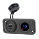 thumbnail image 3 of Cargador de coche de doble puerto, adaptador de cargador de teléfono para coche USBC Cargador de coche Adaptador de cargador de teléfono para coche Diseño exquisito, 3 of 9