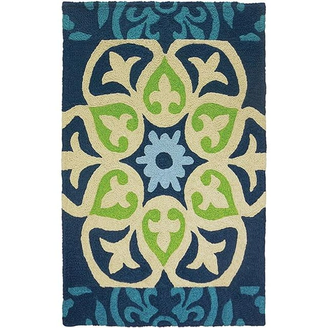 Jellybean JIO-JB142C 34 x 54 in. Barcelona Tile Indoor & Outdoor Area Rug