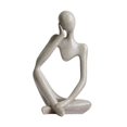 thumbnail image 4 of Abstract Statue Miniature Sculpture Figurines Decorative Abstract Figure Art for Style A, 4 of 9
