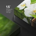 thumbnail image 4 of wall26 Canvas Print Wall Art Basalt Stones &amp; Orchids on Wood Panel Nature Floral Photography Realism Rustic Colorful Multicolor Ultra for Living Room, Bedroom, Office - 24"x36", 4 of 5