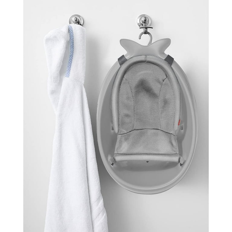 Skip Hop Baby Bath Tub 3 Stage Smart Sling Tub Moby Grey