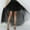 Black, variant on Idoravan Women's Basic Versatile Skirt Womens Dovetail Mesh Yarn Irregularity Solid Color Elastic Waist Skirt Puff Skirt