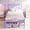 Purple, variant on Full Size Metal Platform Bed Frame with Heart Headboard, No Box Spring Under Bed Storage，White