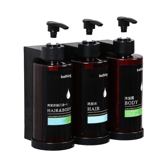 Hotel Wall Mount Shampoo Conditioner And Shower Shampoo Bottle Dispenser
