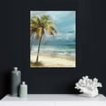 thumbnail image 5 of Creowell  Tropical Beach Canvas Wall Art Coastal Palm Tree Painting Abstract Seaside Wave Seascape Artwork Heavy Textured Seashore Skyline Prints Modern Ocean Shoreline Pictures for Bedroom, 5 of 5