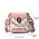 thumbnail image 3 of Bandolera Xiaoyu Small para mujer, a la moda, rosa, 3 of 7