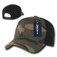 thumbnail image 2 of Decky 1048-WWB Cotton Curve Bill Snapbacks, Woodland & Woodland Black, 2 of 3