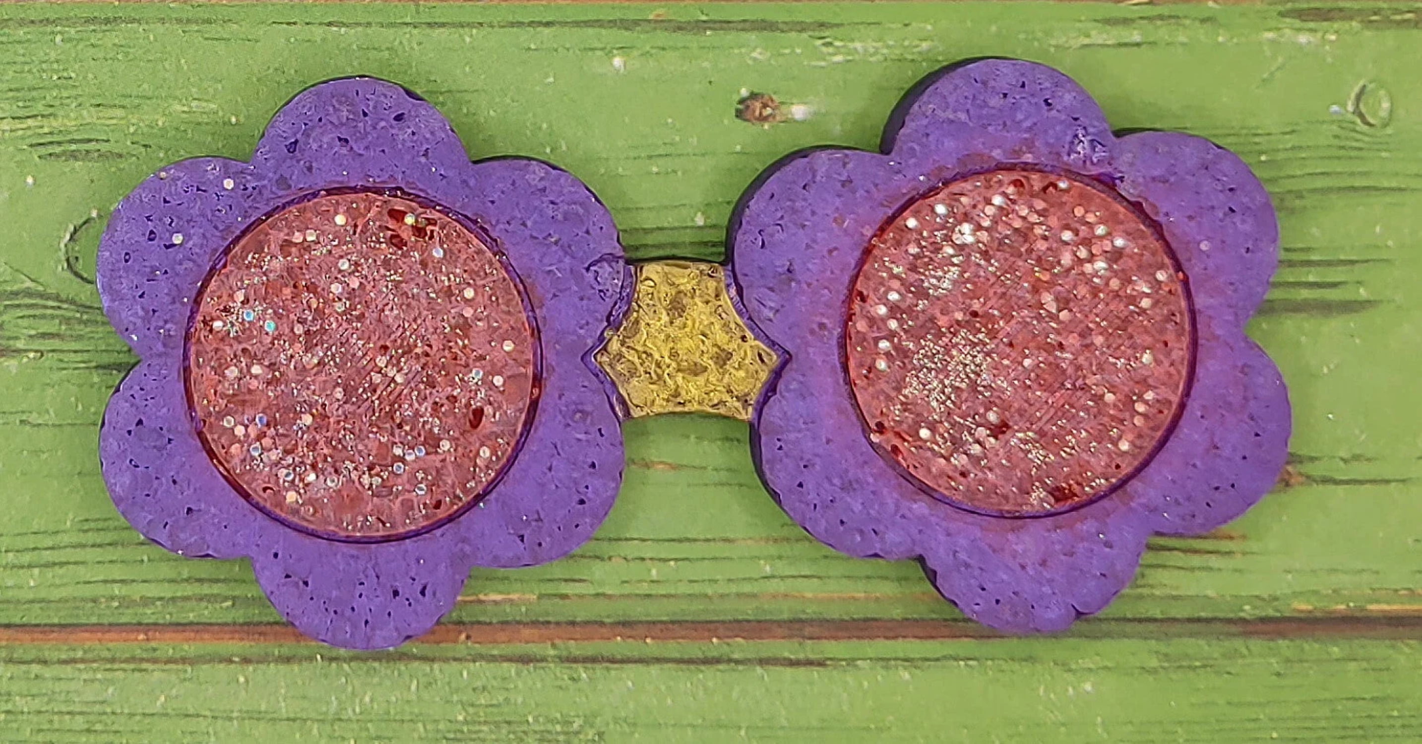 Flower Sunglasses Silicone Freshie Mold