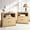 Natural Oak,Rattan Surface Drawer, variant on Satifur Modern Fluted Nightstand Set of 2 with Charging Station & 2 Storage Drawer for Bedroom,Light Oak Grain