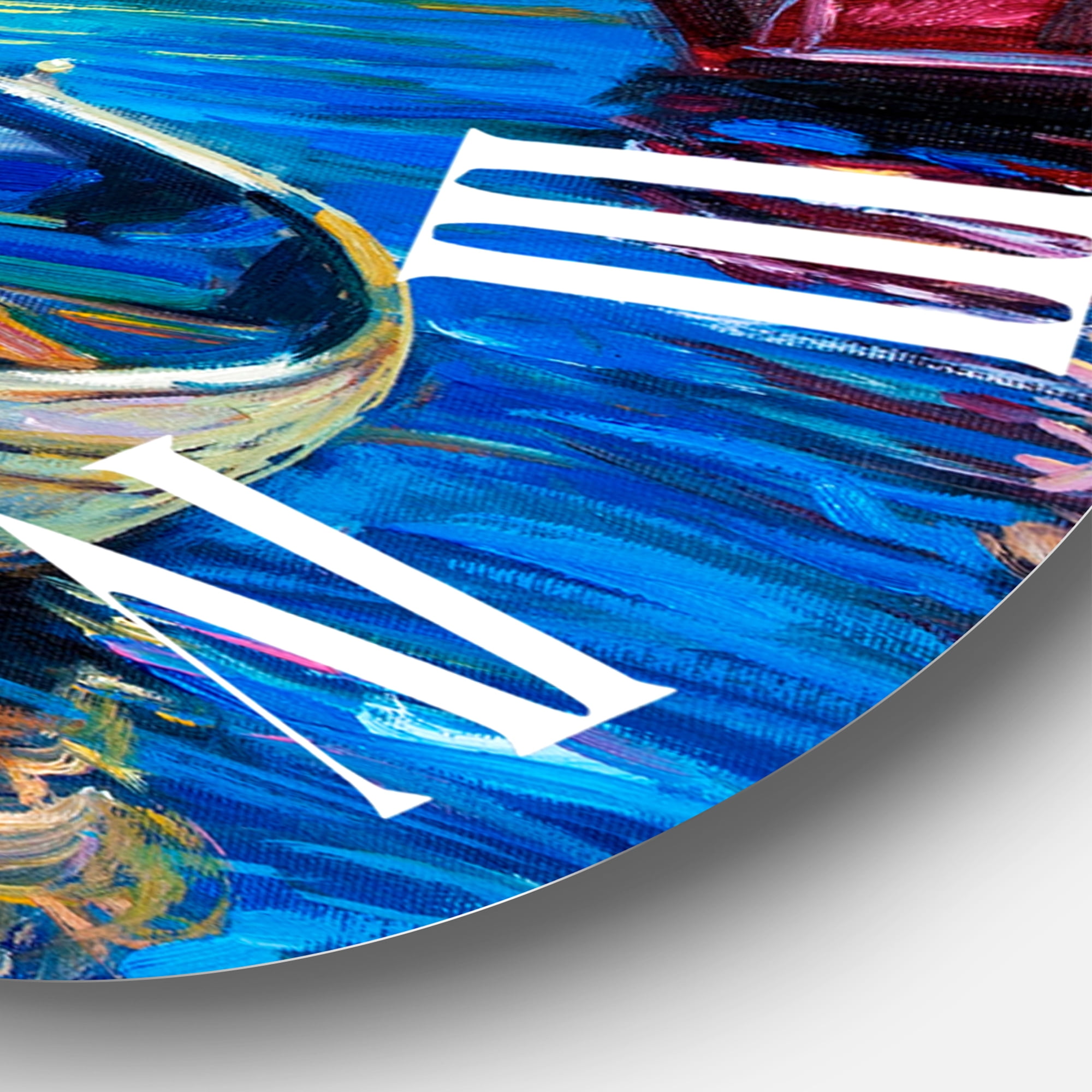 Designart 1 in Quartz Coastal Wall Clock