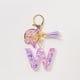 thumbnail image 3 of Initial Letter Keychains For Women Tassel Purple Cute Car Keychain For Wallet Backpack Bag, 3 of 4