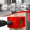 thumbnail image 4 of Kit De Instalación De Cerradura De Puerta, Plantilla De Guía De Cerradura De Puerta De Madera Con Perforación Precisa, Sierra Perforadora Para Puertas De 35mm-43mm, 4 of 7