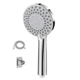 thumbnail image 3 of SuoKom Large Panel Shower Set with Hose and Base Shower Head -Large Panelshower Head High Pressure 5 Spray Modes Handheld Shower Head 锛圚ose59In锛?, 3 of 9