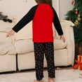 thumbnail image 5 of SILVERCELL Family Christmas Pajamas Matching Sets Letter and Elk Deer Pattern Cotton Holiday Jammies Sleepwear, 5 of 7