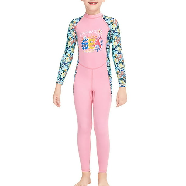Multicolor Wetsuits Buceo traje largo manga larga y pantalones mono de traje de baño para snorkeling surf aplicable a todas las temporadas rosa s Speravity OD003660-01