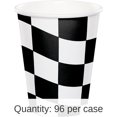 thumbnail image 6 of 96/Case Bulk Black and White Check 9 oz Cups, 6 of 6