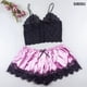 thumbnail image 4 of 2 piezas de ropa de dormir de encaje para mujer, lencería, tops, pantalones cortos, pijamas, ropa de dormirpangjing, 4 of 4