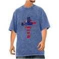 thumbnail image 2 of Vetsdori Mens Summer Tshirts Red White and Blue Short Sleeve Pullover Patriotic Fourth of July,Independence Day Crew Neck Shirts Outdoor Tops for Men, 2 of 5