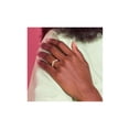thumbnail image 4 of Gem & Harmony 1/2 Carat (Ctw) Cushion-Cut Citrine Ring in Sterling Silver for Women, 4 of 5