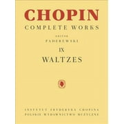 Waltzes : Chopin Complete Works Vol. IX (Paperback)