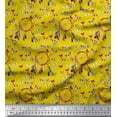 thumbnail image 1 of Soimoi Cotton Jersey Fabric Dream Catcher & Butterfly Printed Craft Fabric by the Yard 58 Inch Wide, 1 of 1