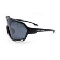 thumbnail image 3 of Xloop Oversized Mirror Lens Wrap Around Plastic Riding Sport Sunglasses Matte Black, 3 of 4