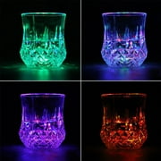 pub beer glasses wine glasses LED Flashing Glowing Water Liquid Activated Light-up Wine Glass Cup Mug Party