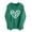 Green0, variant on Annhoo St Patricks Day Hoodies for Women Drawstring Print Long Sleeve Sweatshirts with Pockets Loose Tops
