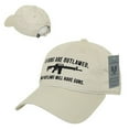 thumbnail image 2 of Rapid Dominance A03-OUTLAW-STN Relaxed Outlaw Graphic Cap, Stone, 2 of 4