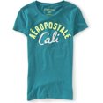 thumbnail image 1 of Camiseta adornada Aeropostale Mujer Cali Verde Grande, 1 of 2