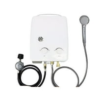 Portable Tankless Water Heater Propane 5L 1.32GPM At 34 000 Instant Shower Gas Electric Heaters Major Appliances Home ,Safety Protections